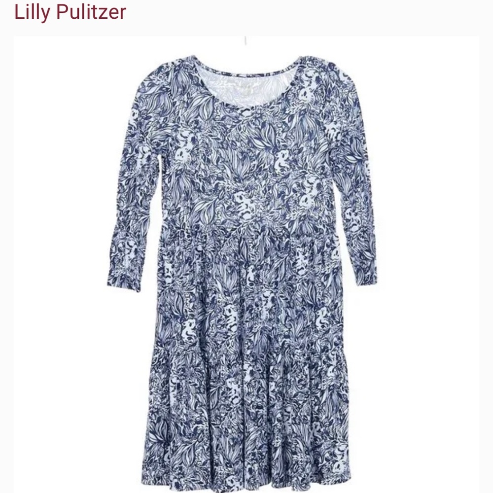 Lilly Pulitzer Koala 3/4 Sleeve Dress Size XL (See description and photos)